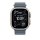 thumbnail image 3 of Correa de reloj Apple Ocean de 49 mm con acabado de titanio azul, 3 of 3