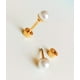 thumbnail image 2 of Aros Perlas 6mm Tuerca Tapa Seguridad Chapados Oro, 2 of 3