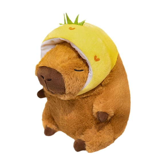Capibara Juguete De Peluche Coche Sofá Capibara Juguete Animal Muñeca Regalos De Cumpleaños Familia Piña Y S