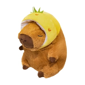 Bothyi - Capibara Juguete De Peluche Coche Sofá Capibara Juguete Animal Muñeca Regalos De Cumpleaños Familia Piña Y S