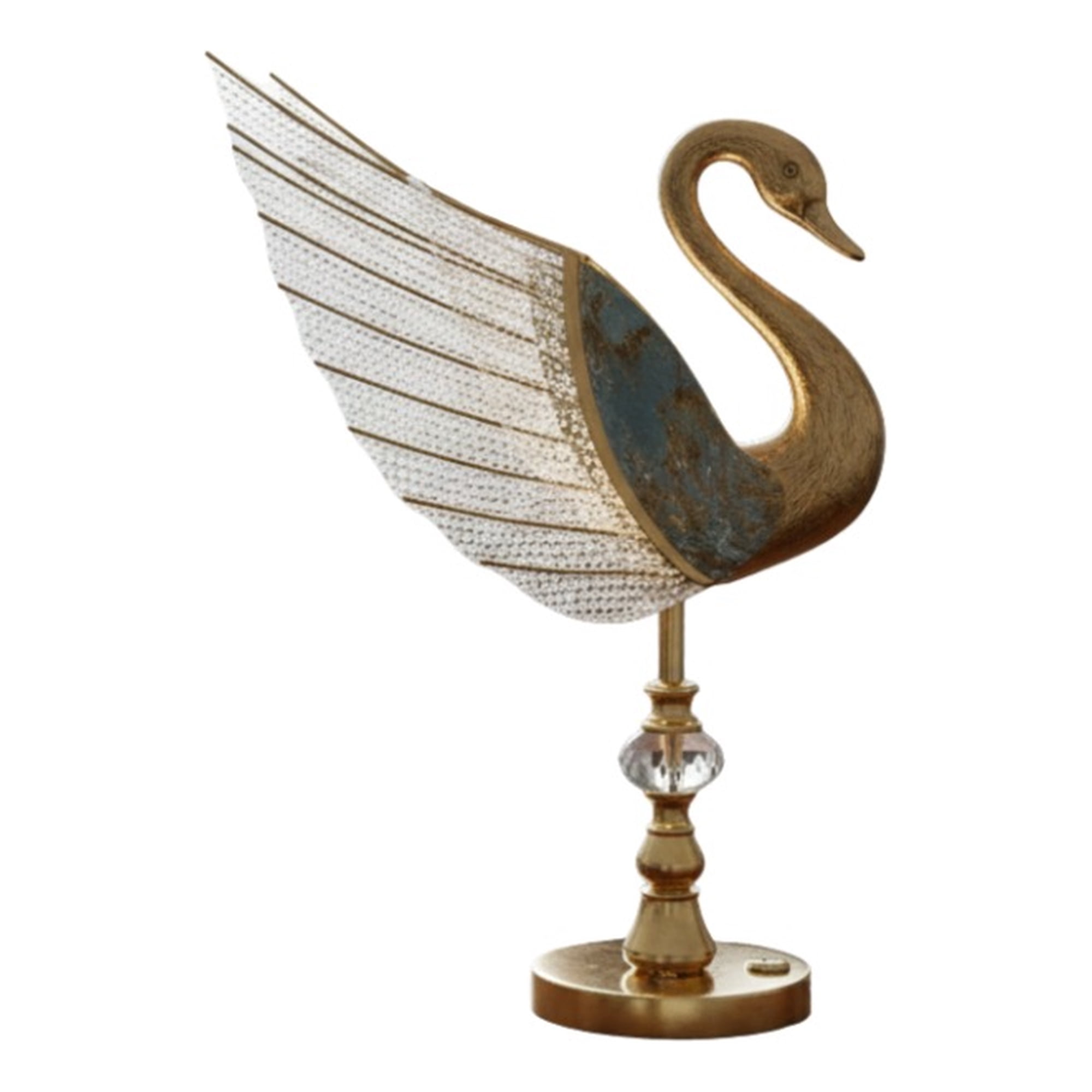 Genérico - Lámpara Decorativa Mesa Silueta Cisne Moderna Funcional Jhn