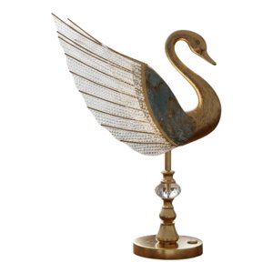 Genérico - Lámpara Decorativa Mesa Silueta Cisne Moderna Funcional Jhn