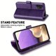 thumbnail image 1 of Premium Leather Wallet Case with Glass Screen Protector and RFID Blocking for Samsung Galaxy A71/A54/A53/A52/A52s/A51/A50/A30s/A34/A33/A32/A23/A21/A20, 1 of 3