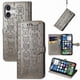 thumbnail image 1 of Funda Cartera FOXDOCK para iPhone 17 , Flip PU con Relieve de Gatos y Perros, Tarjetero y Soporte, 1 of 6