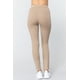 thumbnail image 3 of Pantalones de Punto de Tiro Medio Color Caqui Intenso M, 3 of 5
