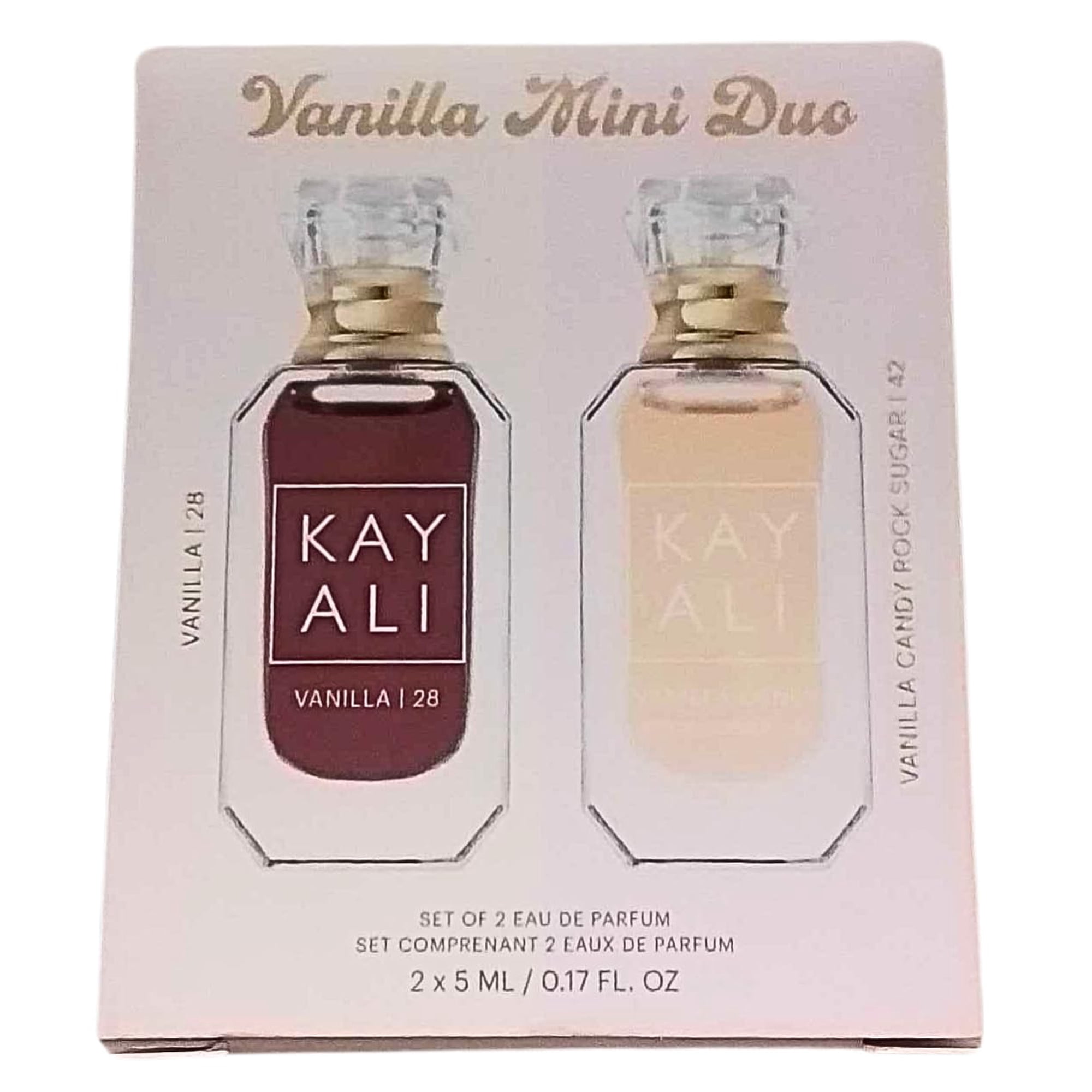 Set De Minivainilla De Perfume Kayali, 2 Unidades De 5 Ml (caramelos De Vainilla 42 Y 28)