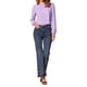 thumbnail image 2 of INSPIRE CHIC Blusa Casual de Manga Larga con Cuello Cuadrado para Mujer para Trabajo y Fin de Semana Talla L Color Púrpura Claro, 2 of 6