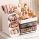 thumbnail image 1 of Organizador de maquillaje Asdbko de gran capacidad con soporte para brochas de maquillaje, 1 of 7