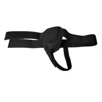 Magideal - Adultos Hernia Belt Ajustable Hernia Enfermería Cómoda Recuperación Correa Desmontable Soporte Brace Para Hernia , Negro Talla Única