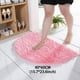 thumbnail image 5 of 1pc Soft and Comfortable Chenille Semicircle Shaggy Rug for Bathroom and Bedroom - Anti-Skid and Absorbent Carpet for Toilet and Household - Durable Floor Mat for Home Decor and Comfort, 5 of 5