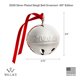 thumbnail image 2 of Adorno Wallace 2026 Plateado – Campana de Trineo con Pingüinos – Caja de Regalo, 2 of 6