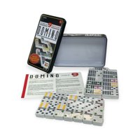 Juego De Mesa Dominó 9 Caja Metálica - Toyng