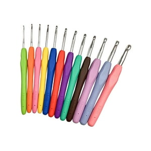 Genérico - Ganchos De Crochet Con Mango Ergonómico De 2,0 Mm A 8,0 Mm Para Suéteres, Guantes, Costura De Hilo