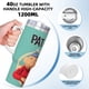 thumbnail image 5 of Pat y Mat Vaso aislado de acero inoxidable con asa, diseño temático, regalo para familia, amigos y fans; incluye pajita y encaja en el portavasos estándar, 40 oz, 5 of 6