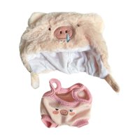 Bothyi - Ropa De Muñeca De Peluche De 20 Cm, Ropa De Animales De Peluche, Pantalones Con Tirantes De Moda Y Sombrero