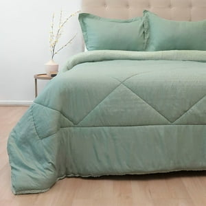 Plumón Outboss Deluxe 2 Plazas / Sherpa Verde – Doral 220 X 240 Cm.