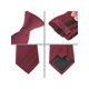 thumbnail image 3 of Corbata de Hombre INSPIRE CHIC con Cremallera Ajustable para Casual Formal Rojo Vino -2 18.9" × 3.2", 3 of 4