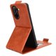 thumbnail image 5 of Funda tipo folio para Xiaomi Poco C71 con soporte magnético y protección para la cámara Marrón, 5 of 6