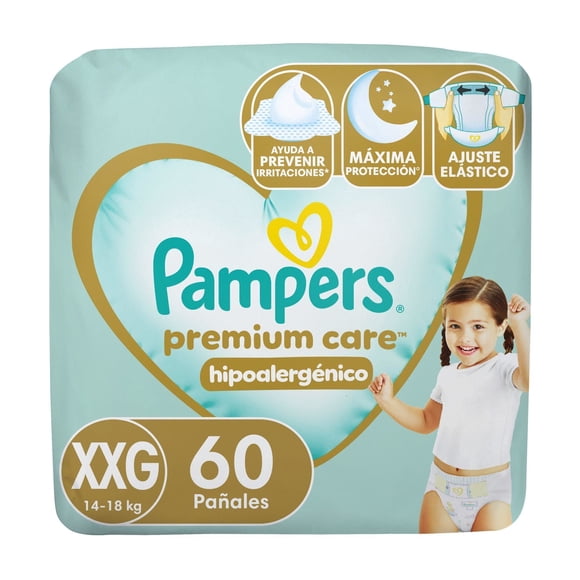 Pañales Pampers Premium Care XXG