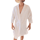 thumbnail image 1 of Kimono de algodon blanco de verano unisex, 1 of 2