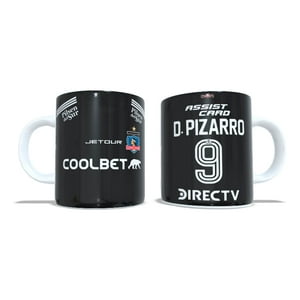 Arumistorechile - Tazon Taza + Porta Vaso Colocolo 2024 Negra - Damián Pizarro