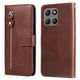 thumbnail image 1 of Funda con Cremallera para Motorola Moto G15, Carcasa Cartera de Cuero PU con Soporte y Tarjetero, 1 of 5
