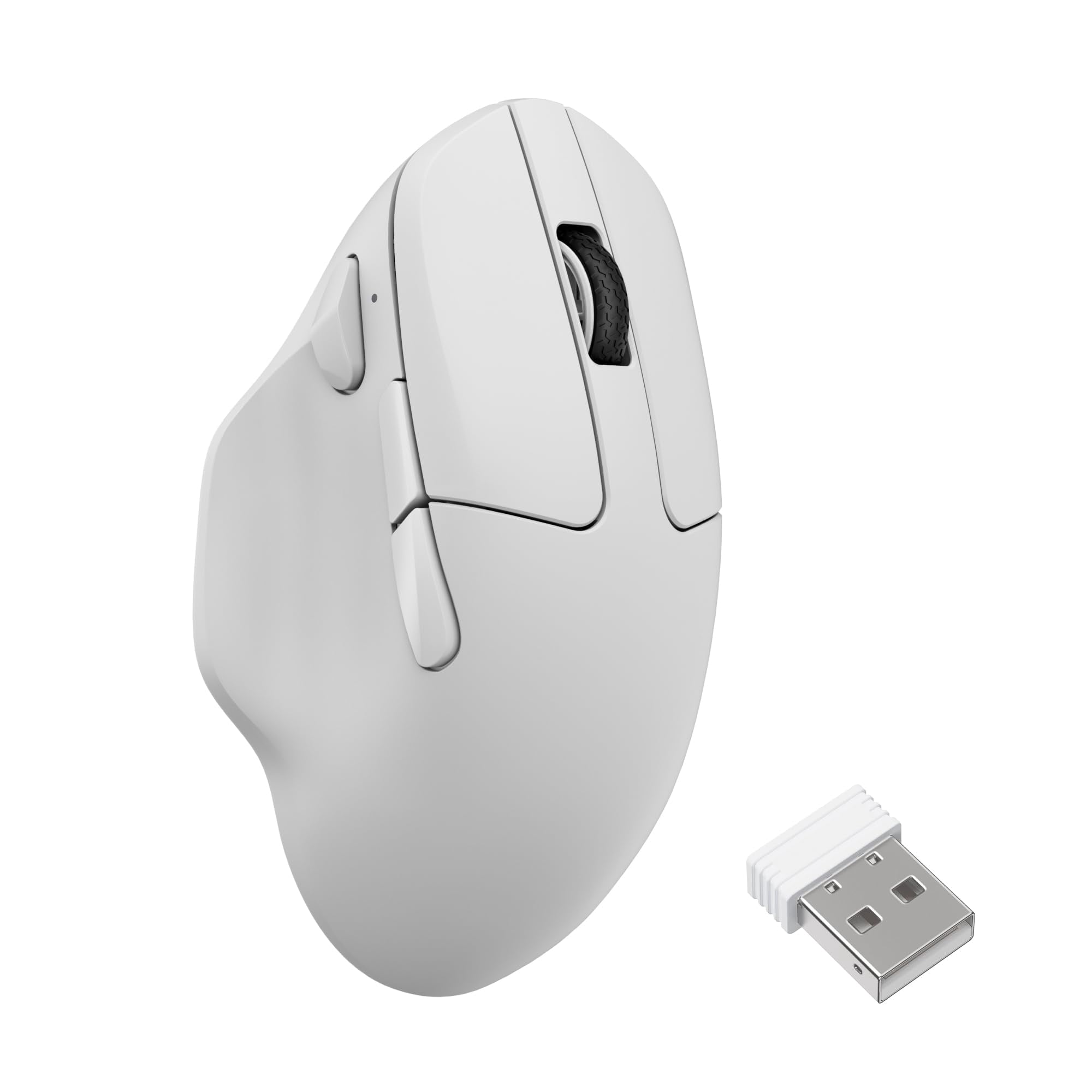 Ratón Inalámbrico Keychron M7 8k 30k Dpi 66g Blanco Ligero