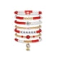 thumbnail image 1 of Set de 7 pulseras de cuentas Poasrelax de fútbol de Canadá, 1 of 5