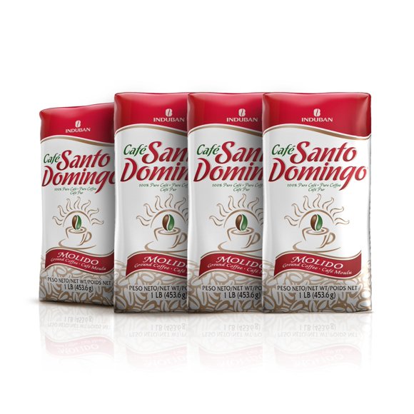 Café molido Café Santo Domingo, tostado medio, 473 ml x 4