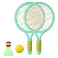 Ioensy - Raqueta De Tenis De Bádminton Para Niños Duradera Para Entrenamiento De Principiantes Verde