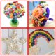 thumbnail image 2 of Botones de resina Haawooky, 500 a 700 unidades, colores surtidos, 0,7 a 2,5 cm, 2 of 7