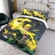 thumbnail image 3 of Ojos de Wakanda Conjunto de sábanas temático, trío de piezas, cómodo y amigable con la piel, diseño único, regalo de decoración para el hogar para familiares, amigos y fans, 90 cm * 190 cm, 3 of 6