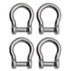 thumbnail image 1 of Shackle Extreme Max BoatTector, acero inoxidable, 1/2 paquete de 4, 1 of 5