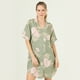 thumbnail image 2 of Camisola de Dormir Adela Verde Estampado, 2 of 5