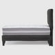 thumbnail image 4 of Cama Europea Valencia P + Respaldo Cadiz 1 PL Felpa Negro, 4 of 6