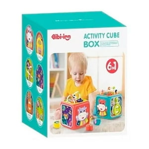 Genérico - Juguete Cubo Didactico 6 En 1 Con Sonidos Estimulantes