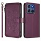 thumbnail image 2 of Funda Cartera Mariposa para [Motorola Edge 60 5G] con Soporte y Cremallera Violeta, 2 of 6
