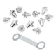 thumbnail image 3 of 12x clavos para zapatos de fútbol, accesorios para zapatos de pista, tornillo de rosca duradero de 5mm de diámetro, clavos para zapatos de fútbol para , 11mm 13mm, 3 of 4