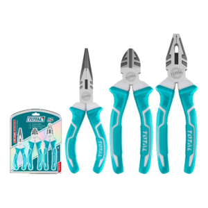 Genérico - Kit Set Juego De Alicates 3 Piezas Total Tht2K0301