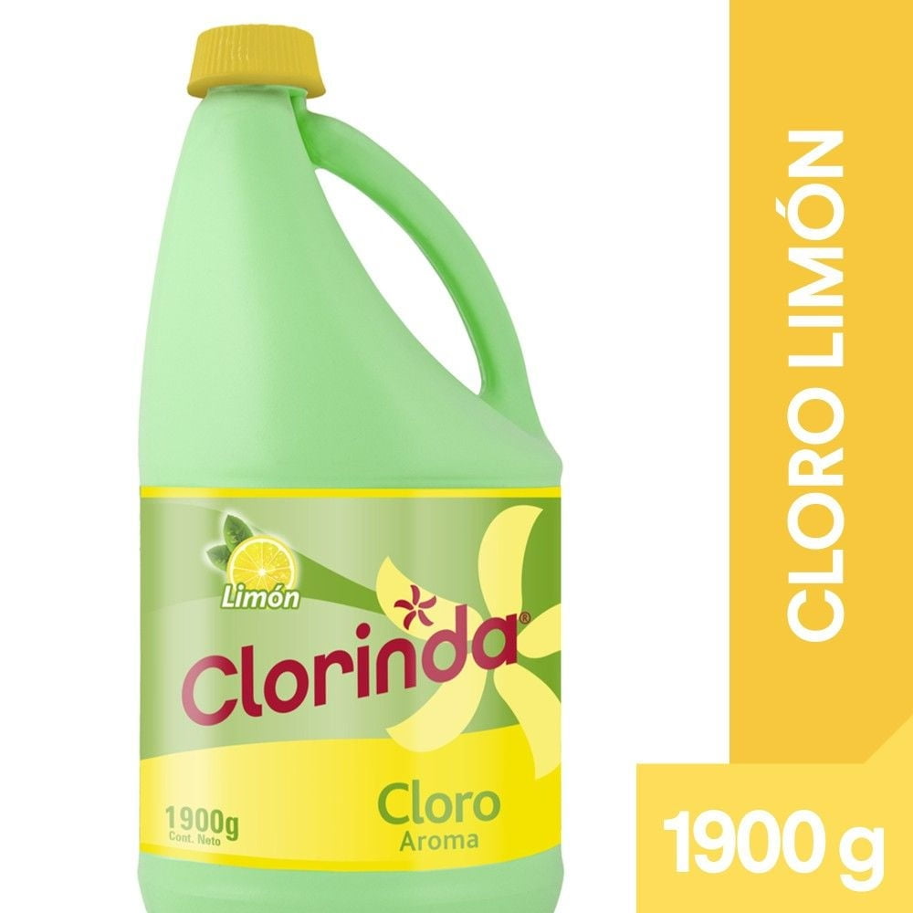 Cloro Líquido Limón Botella 1.9 g Clorinda
