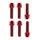 thumbnail image 2 of 6x Tornillos De Vástago De Bicicleta Pernos Piezas De Repuesto Pernos De Vástago De Bicicleta Para Bicicleta De Carretera Rojo, 2 of 4