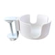 thumbnail image 1 of Portavasos De Escritorio Con Clip Para Mesa, Portavasos Para Botellas De Agua, Estaciones De Trabajo De Playa, Color Blanco, 1 of 5