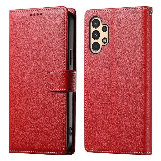 Funda para FOXDOCK Samsung Galaxy M13 5G– Cuero Premium, 3 ranuras para tarjetas, Protección contra impactos