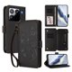 thumbnail image 1 of Funda Cartera Mariposa para [Xiaomi 15 Pro] con Soporte y Cremallera Negro, 1 of 6