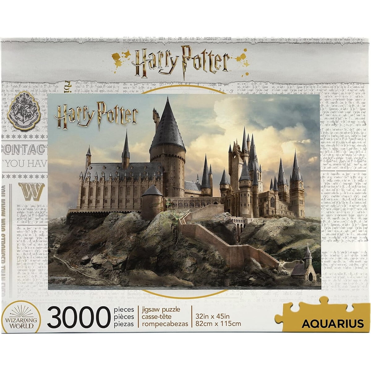 Puzzle Aquarius Harry Potter Castillo Hogwarts 3000 Piezas