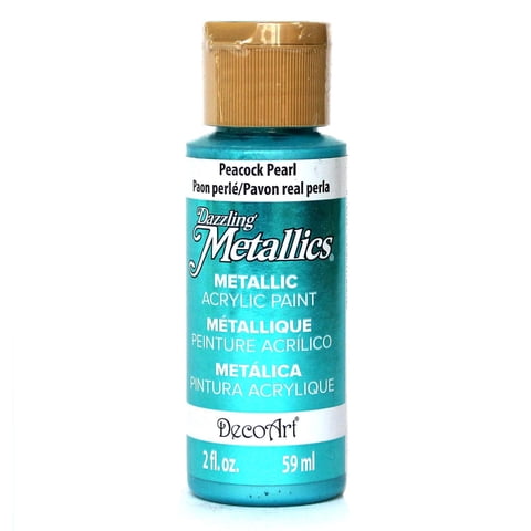 Pintura Acrílica Decoart Dazzling Metallics Peacock Pearl 60 Ml