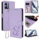 thumbnail image 2 of Motorola MOTO G Play 2025 Funda Billetera con Estampado de Gato, Lila Claro, 2 of 6