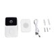 thumbnail image 2 of M Buder Cámara de Timbre de Video Inteligente WiFi con Intercomunicador y Visión Nocturna Blanco, 2 of 9