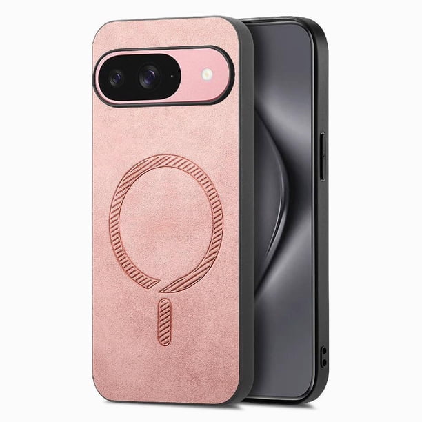 Magnetic Slim Case for Google Pixel 10 with Camera Guard & Anti-Scratch Back Pink