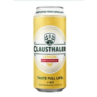 Cerveza Sin Alcohol Limón 0.5° Lata 500 Ml Clausthaler
